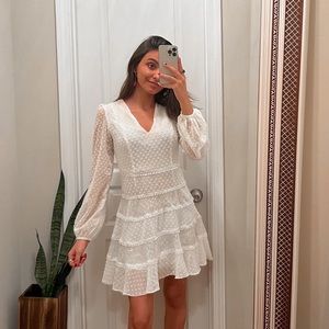 DO+BE White Long Sleeve Dress